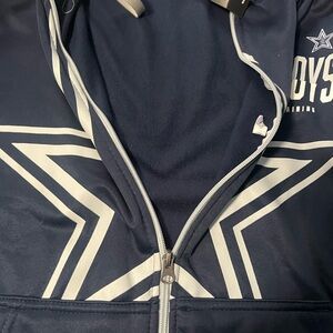 Dallas cowboys zip up combine training hoodie